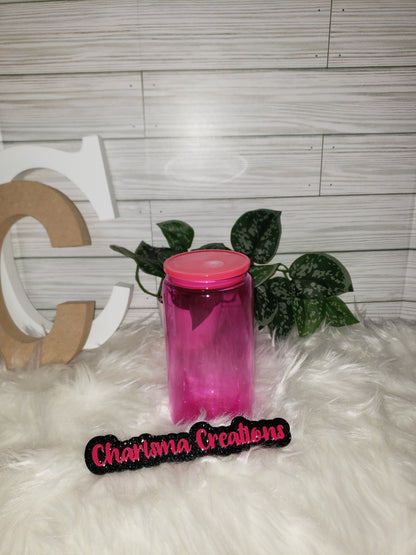 16oz Jelly Colored Glass Cups