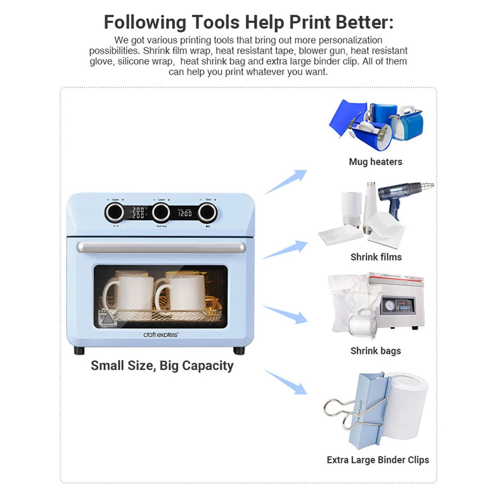 iSmart Sublimation Oven Machine Heat Press - Charisma Creations